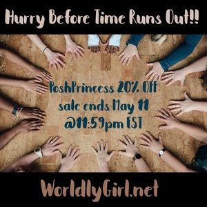 PoshPrincess 20% OFF Sale Ends Soon!!